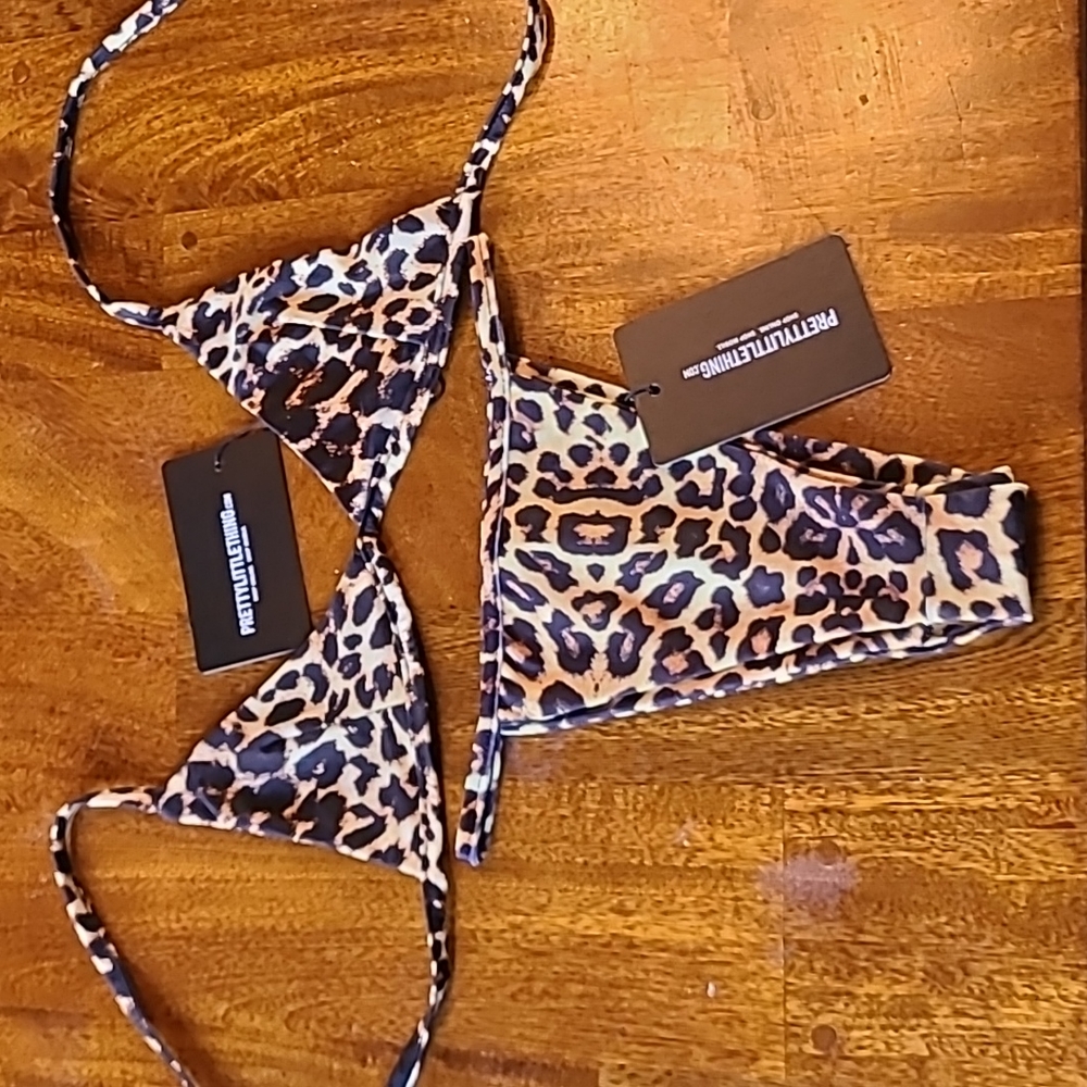 Leopard print bikini